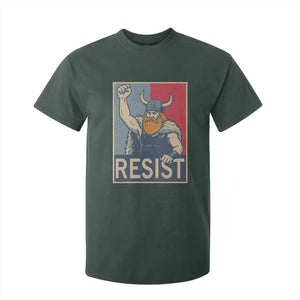 Funny Minneapolis Viking Resist Abolish Ice Protest T Shirt For Kid TS11 Dark Forest Green Print Your Wear