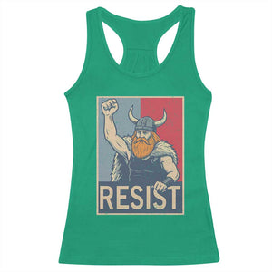 Funny Minneapolis Viking Resist Abolish Ice Protest Racerback Tank Top TS11 Irish Green Print Your Wear