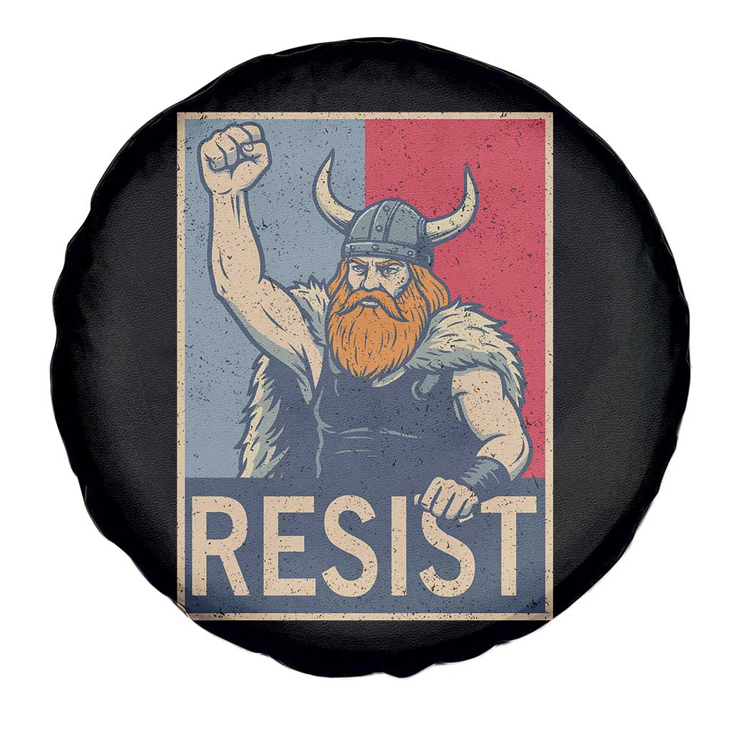 Funny Minneapolis Viking Resist Abolish Ice Protest Spare Tire Cover TS11 Print Your Wear