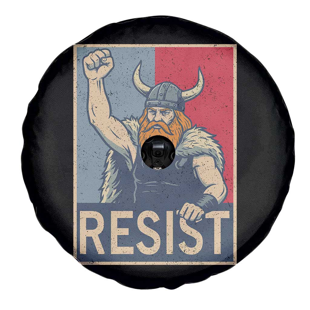 Funny Minneapolis Viking Resist Abolish Ice Protest Spare Tire Cover TS11 Print Your Wear