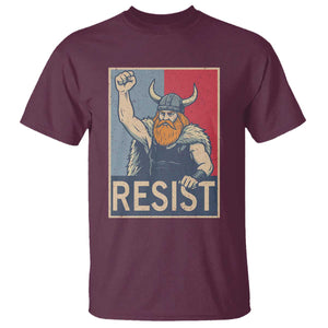 Funny Minneapolis Viking Resist Abolish Ice Protest T Shirt TS11 Maroon Print Your Wear
