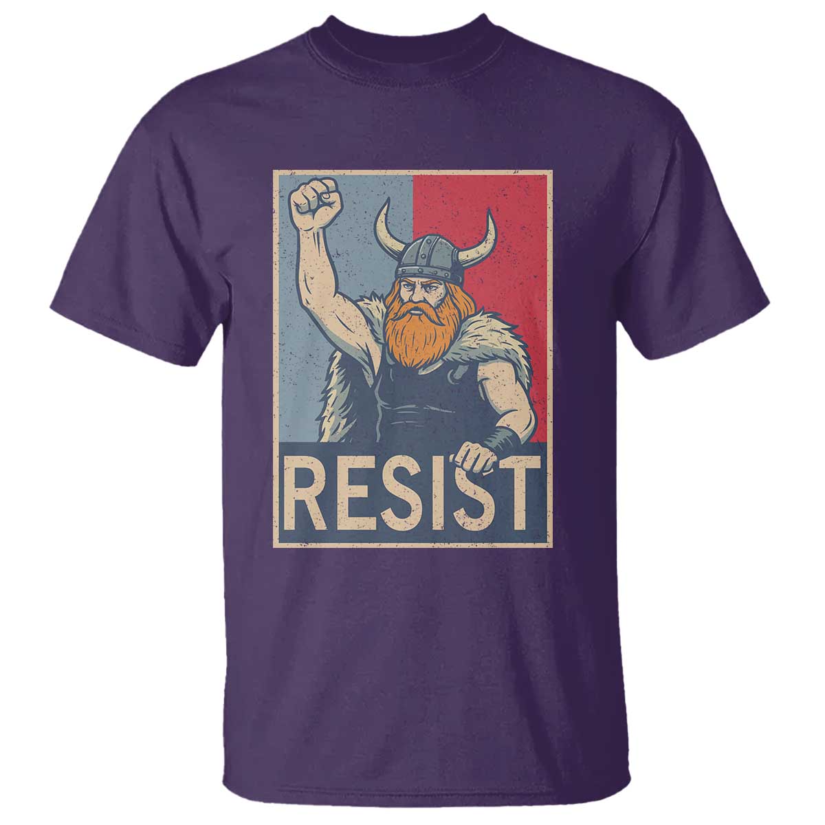 Funny Minneapolis Viking Resist Abolish Ice Protest T Shirt TS11 Purple Print Your Wear