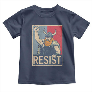 Funny Minneapolis Viking Resist Abolish Ice Protest Toddler T Shirt TS11 Navy Print Your Wear