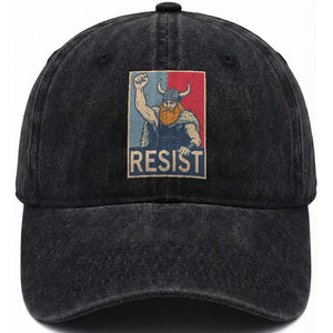 Funny Minneapolis Viking Resist Abolish Ice Protest Washed Cotton Baseball Cap TS11 Print Your Wear
