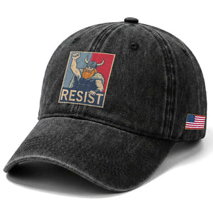 Funny Minneapolis Viking Resist Abolish Ice Protest Washed Cotton Baseball Cap TS11 Print Your Wear