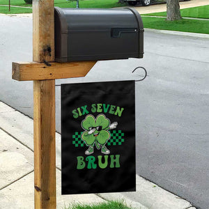 Funny 67 St Patricks Day Garden Flag Six Seven Bruh Dabbing Shamrock TS11 Print Your Wear
