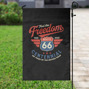 US Route Highway 66 Centennial Garden Flag Feel The Freedom 100 Years Of The Mother Road TS11 Print Your Wear