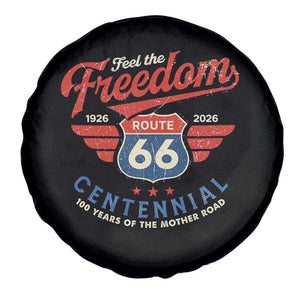 US Route Highway 66 Centennial Spare Tire Cover Feel The Freedom 100 Years Of The Mother Road TS11 Print Your Wear