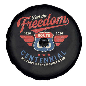 US Route Highway 66 Centennial Spare Tire Cover Feel The Freedom 100 Years Of The Mother Road TS11 Print Your Wear