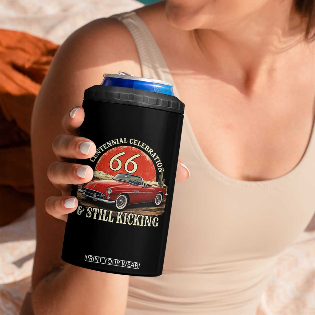 Route Highway 66 100 Years Anniversary 4 in 1 Can Cooler Tumbler Centennial Celebration And Still Kicking Mother Road TS11 Print Your Wear