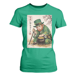 Vintage Japanese Leprechaun St Patricks Day Shamrock Ukiyo e Art T Shirt For Women TS11 Irish Green Print Your Wear