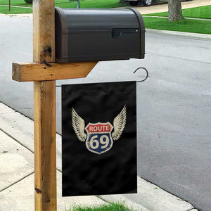 Vintage Route 69 Highway Road Trip Sign Garden Flag TS11 Print Your Wear