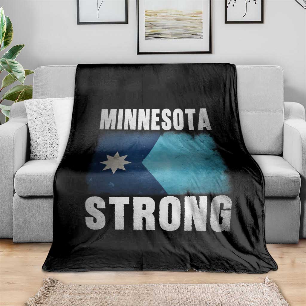Minnesota Strong Throw Blanket MN State Pride Community Resistance TS11 Print Your Wear