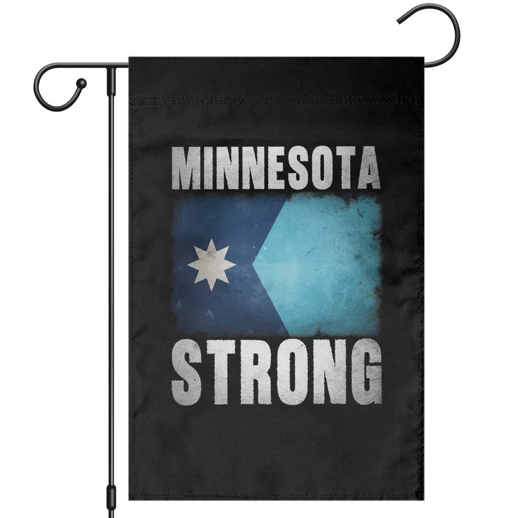 Minnesota Strong Garden Flag MN State Pride Community Resistance TS11 Black Print Your Wear