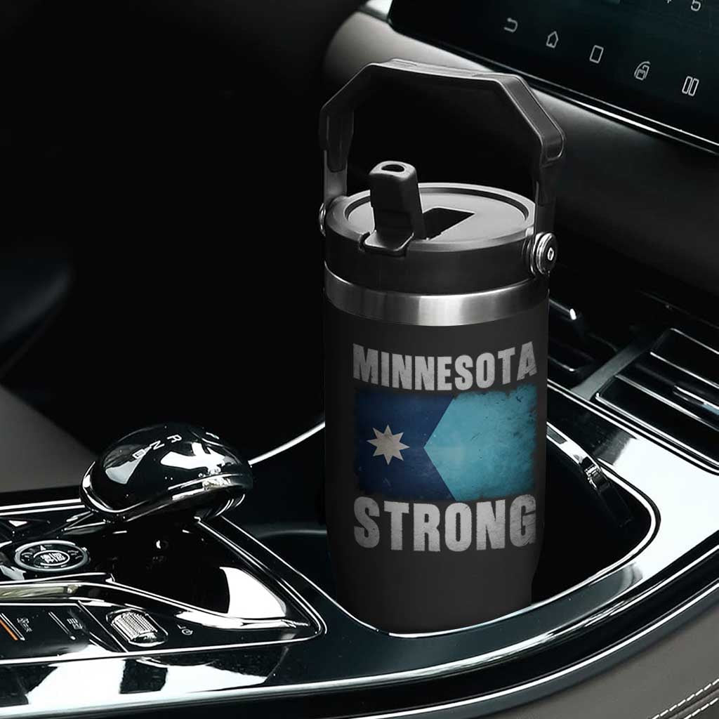 Minnesota Strong Flip Straw Tumbler MN State Pride Community Resistance TS11 Print Your Wear
