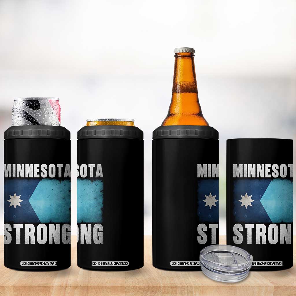 Minnesota Strong 4 in 1 Can Cooler Tumbler MN State Pride Community Resistance TS11 Print Your Wear