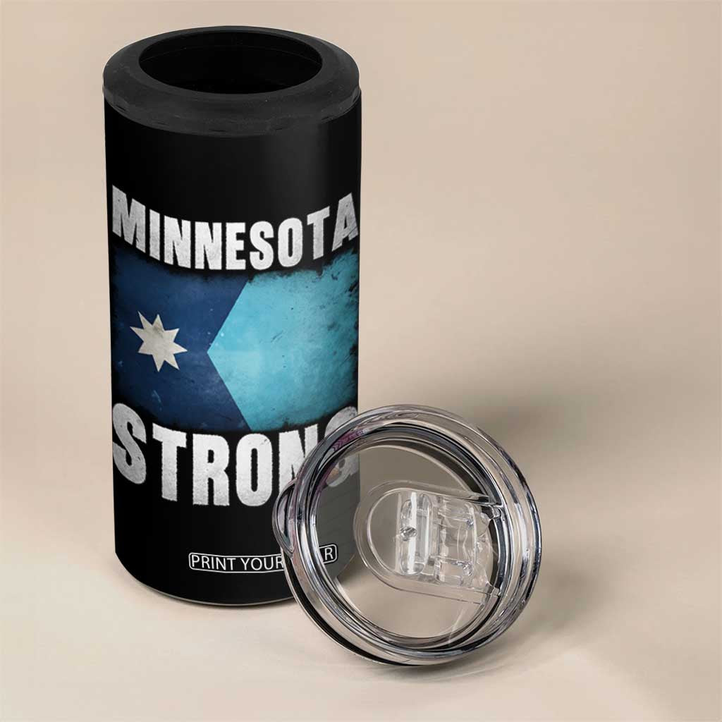 Minnesota Strong 4 in 1 Can Cooler Tumbler MN State Pride Community Resistance TS11 Print Your Wear