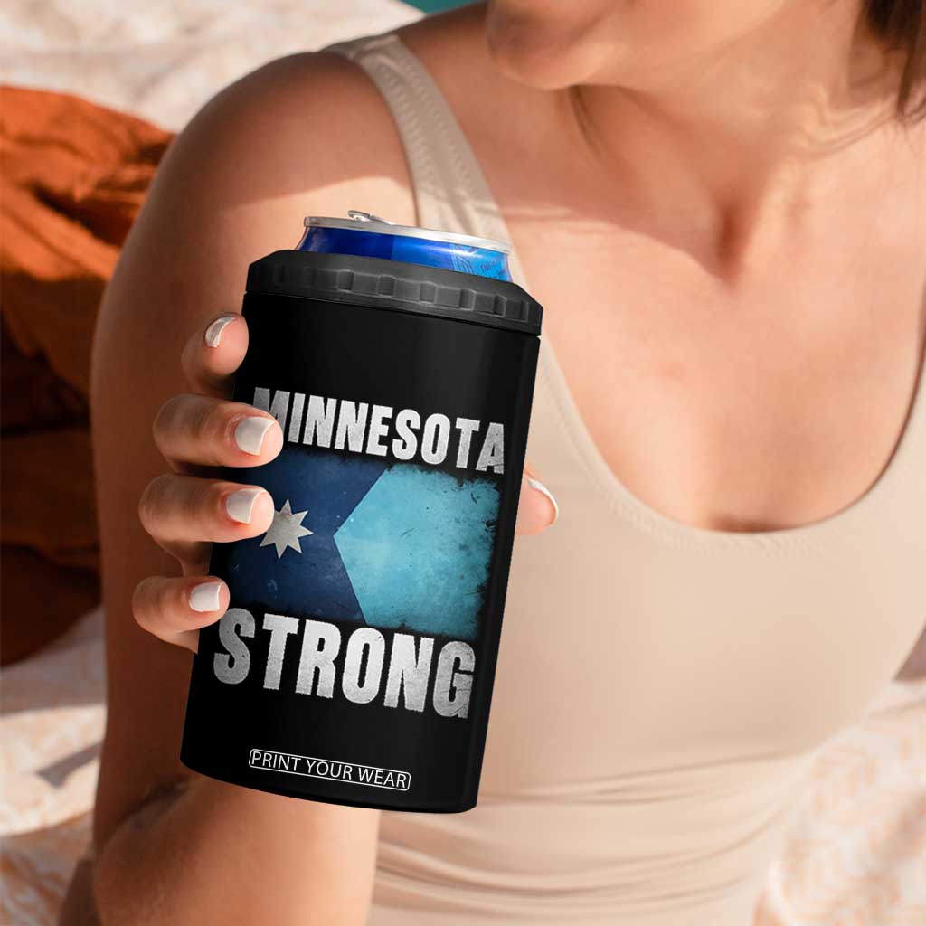 Minnesota Strong 4 in 1 Can Cooler Tumbler MN State Pride Community Resistance TS11 Print Your Wear