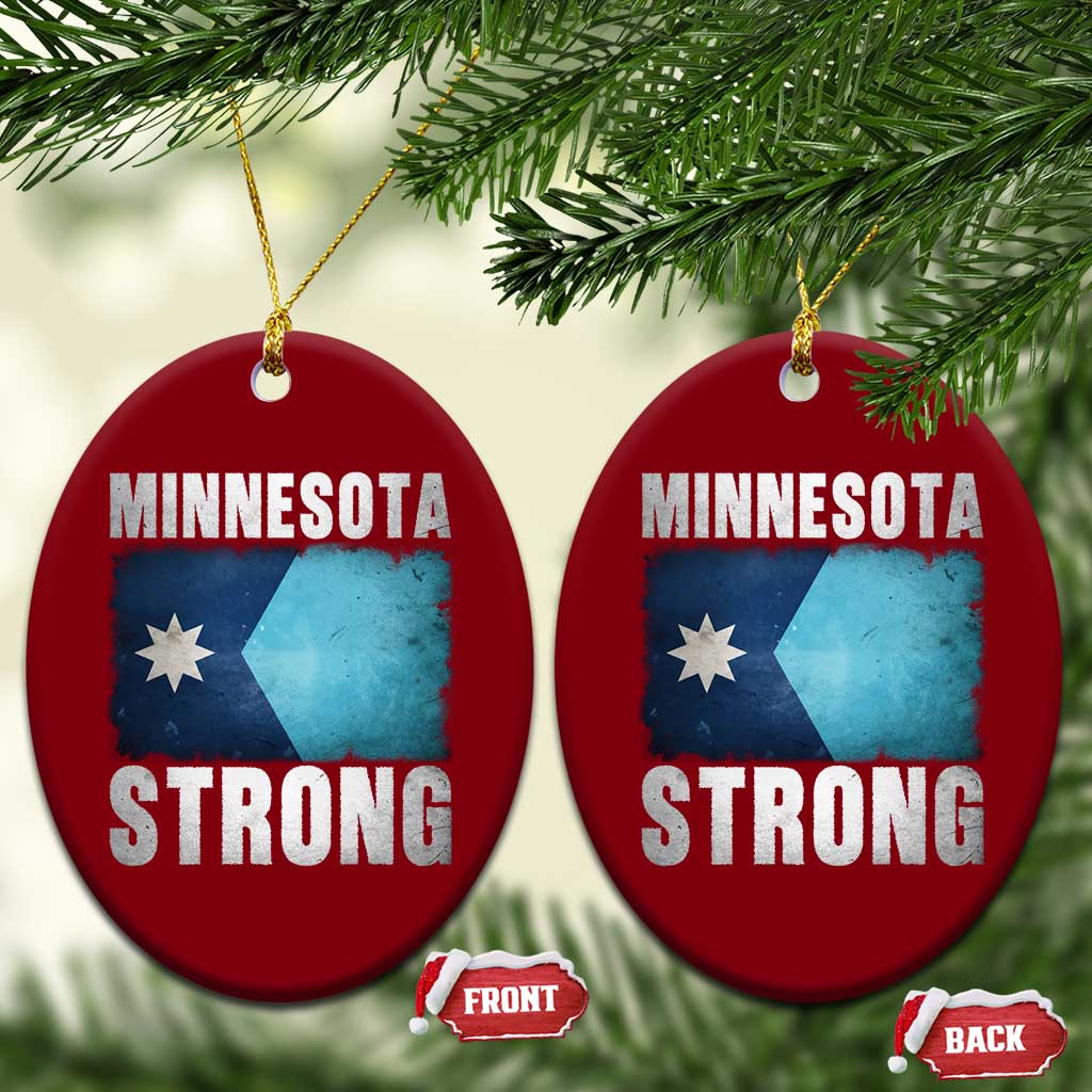Minnesota Strong Ceramic Ornament MN State Pride Community Resistance TS11 Print Your Wear