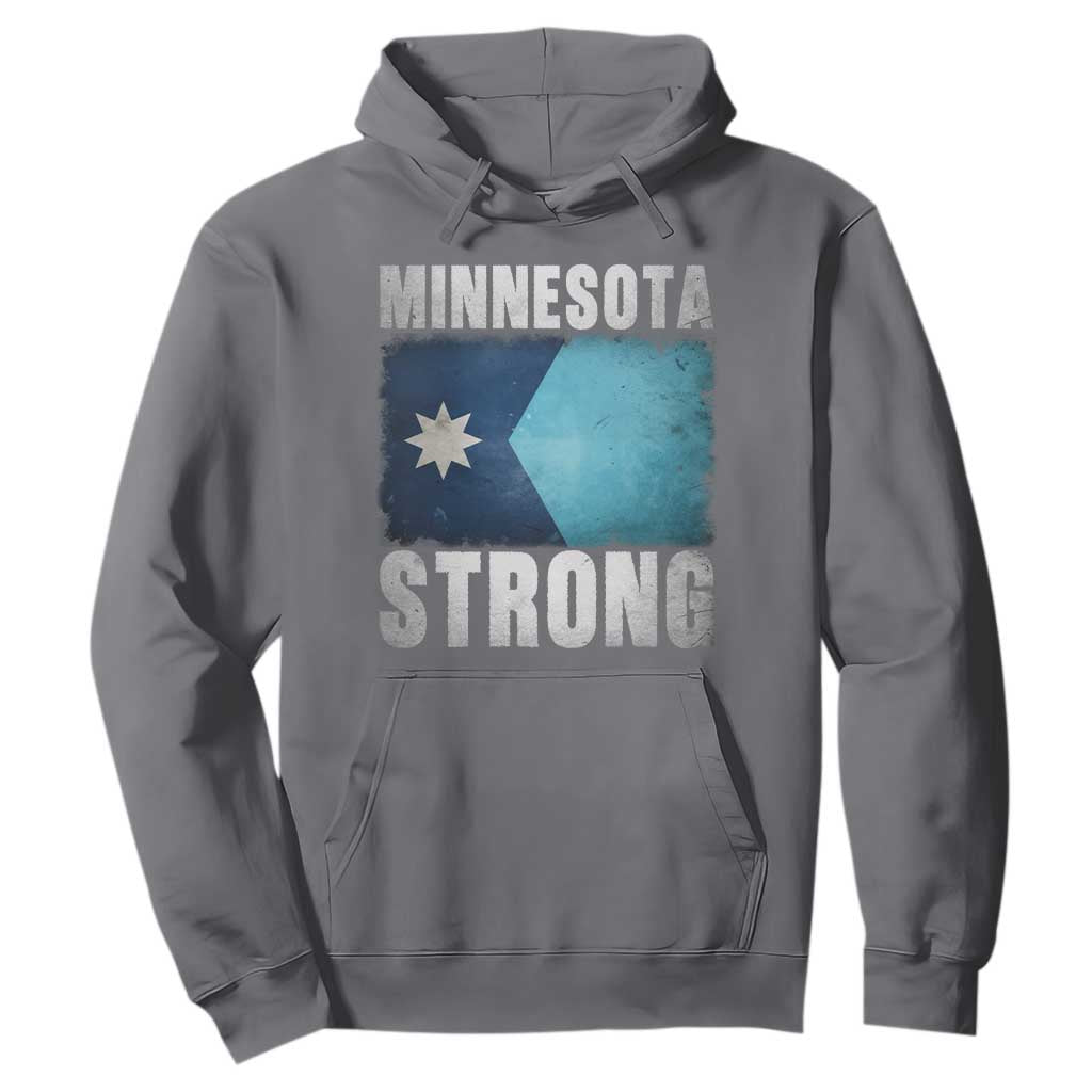 Minnesota Strong Hoodie MN State Pride Community Resistance TS11 Charcoal Print Your Wear