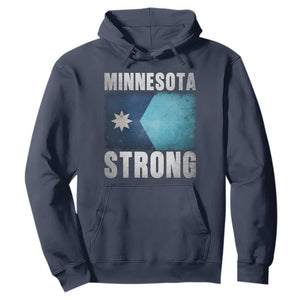 Minnesota Strong Hoodie MN State Pride Community Resistance TS11 Navy Print Your Wear