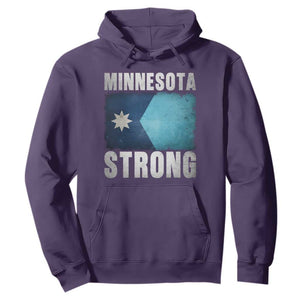 Minnesota Strong Hoodie MN State Pride Community Resistance TS11 Purple Print Your Wear