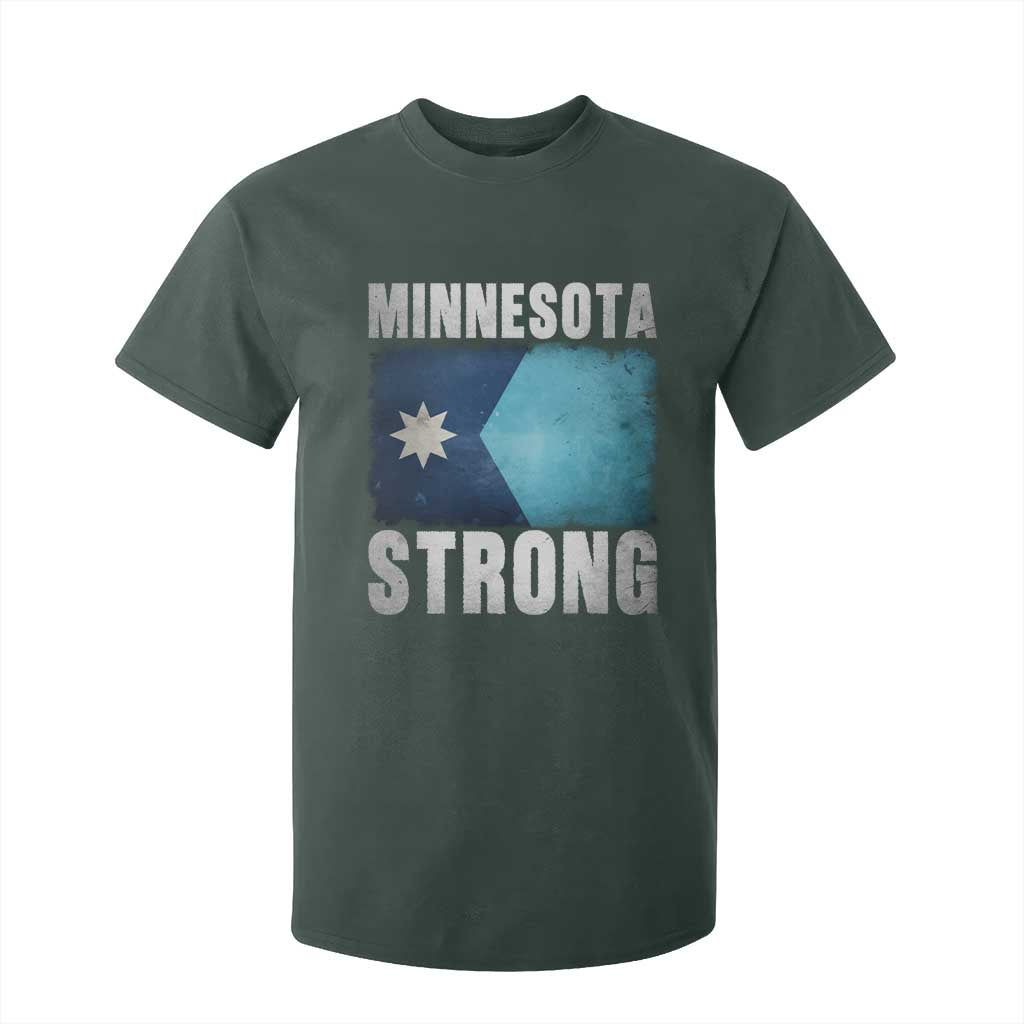 Minnesota Strong T Shirt For Kid MN State Pride Community Resistance TS11 Dark Forest Green Print Your Wear