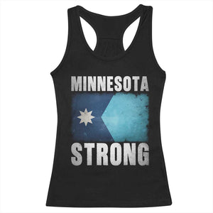 Minnesota Strong Racerback Tank Top MN State Pride Community Resistance TS11 Black Print Your Wear