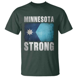 Minnesota Strong T Shirt MN State Pride Community Resistance TS11 Dark Forest Green Print Your Wear