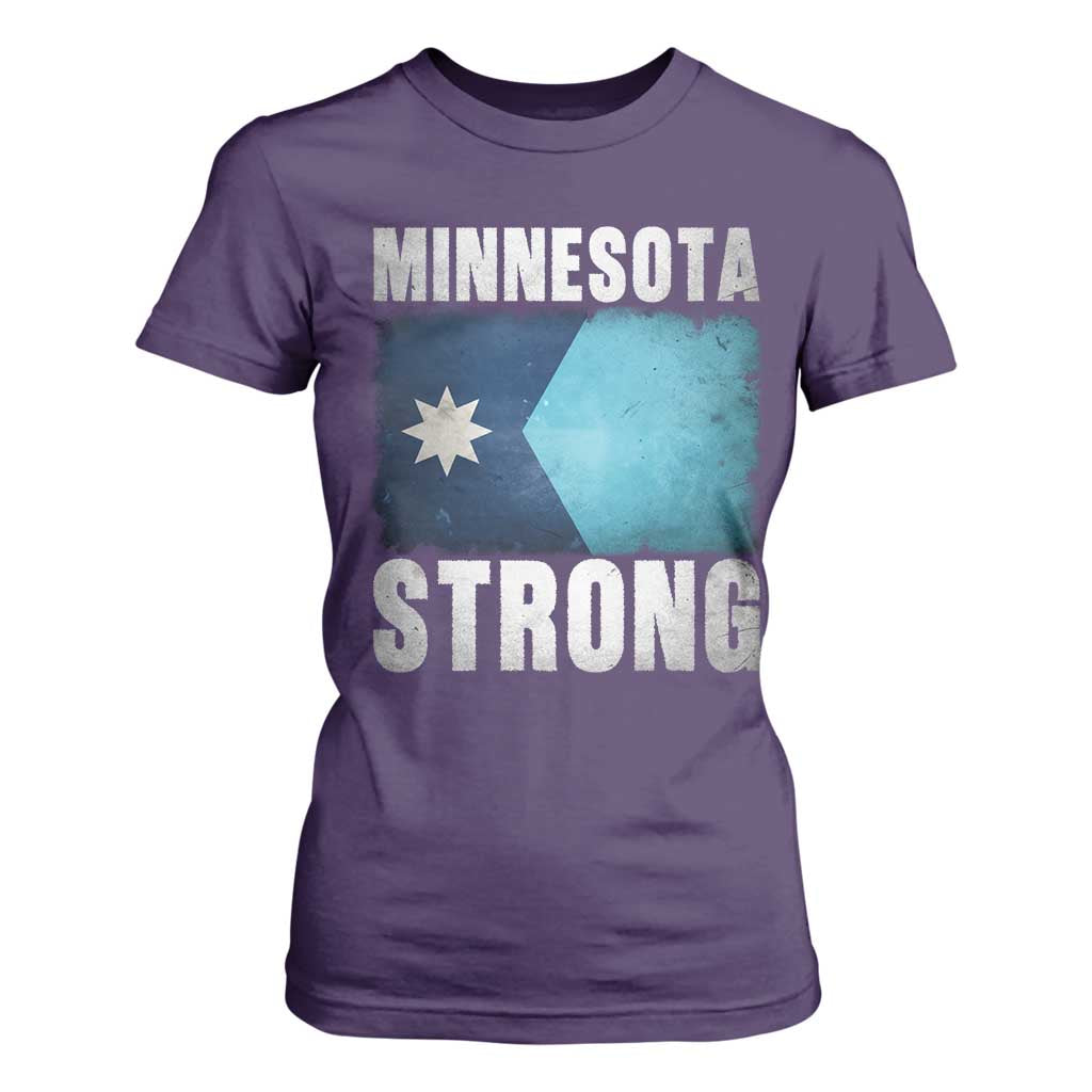 Minnesota Strong T Shirt For Women MN State Pride Community Resistance TS11 Purple Print Your Wear