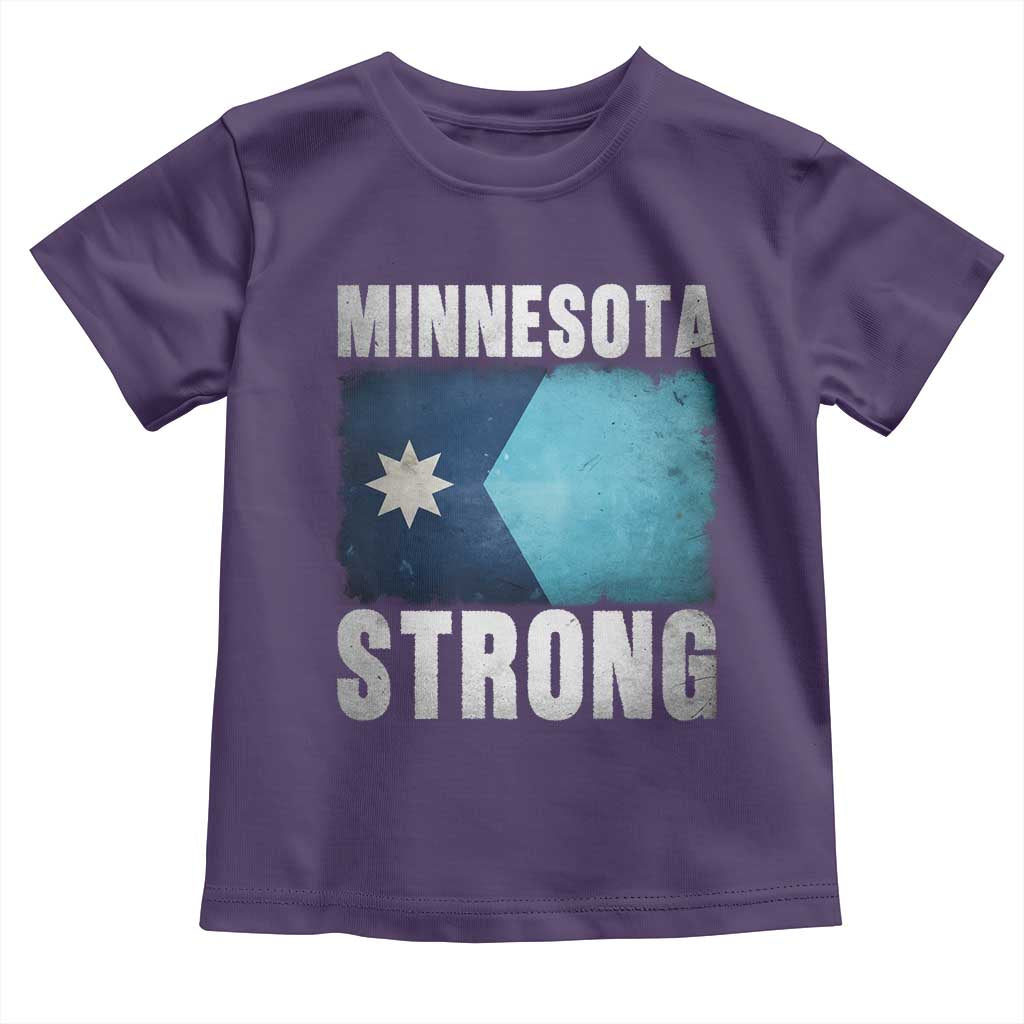 Minnesota Strong Toddler T Shirt MN State Pride Community Resistance TS11 Purple Print Your Wear