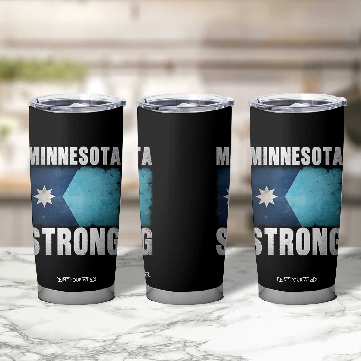 Minnesota Strong Tumbler Cup MN State Pride Community Resistance TS11 Print Your Wear