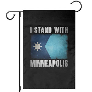 I Stand With Minneapolis Garden Flag Social Justice and Immigration Protest MN Flag TS11 Black Print Your Wear