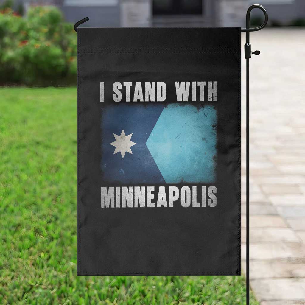 I Stand With Minneapolis Garden Flag Social Justice and Immigration Protest MN Flag TS11 Print Your Wear