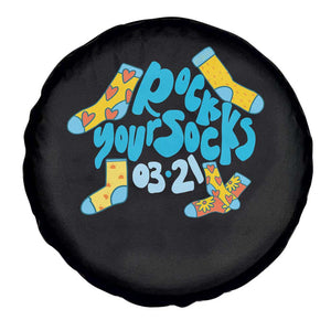 Rock Your Socks Spare Tire Cover Down Syndrome Awareness March 21 TS11 Print Your Wear