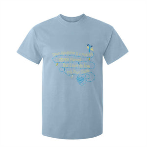 Down Syndrome Awareness T Shirt For Kid Down Syndrome Is A Journey I Never Planned TS11 Light Blue Print Your Wear