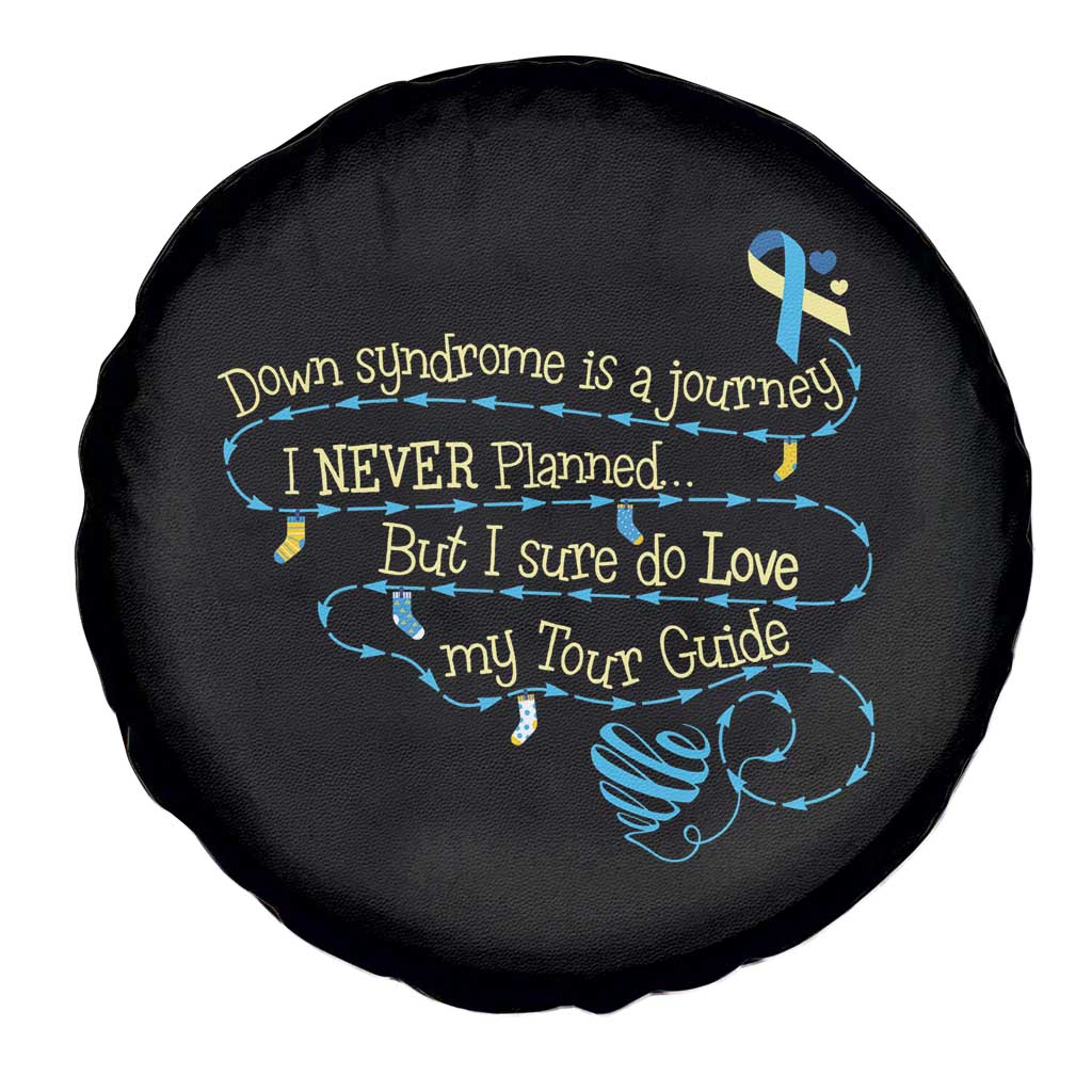 Down Syndrome Awareness Spare Tire Cover Down Syndrome Is A Journey I Never Planned TS11 Print Your Wear
