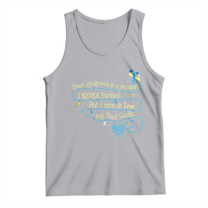Down Syndrome Awareness Tank Top Down Syndrome Is A Journey I Never Planned TS11 Athletic Heather Print Your Wear