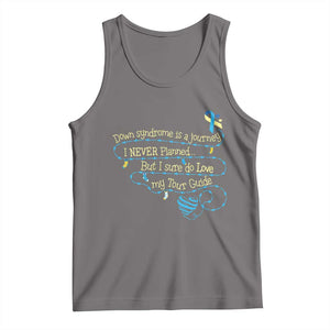 Down Syndrome Awareness Tank Top Down Syndrome Is A Journey I Never Planned TS11 Deep Heather Print Your Wear