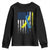 Down Syndrome Awareness Vintage American Flag Youth Sweatshirt TS11 Black Print Your Wear