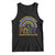 Down Syndrome Awareness Tank Top Imagine A Rainbow With An Extra Color Heart Rainbow TS11 Black Print Your Wear