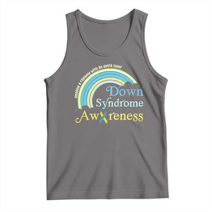 Down Syndrome Awareness Tank Top Imagine A Rainbow With An Extra Color TS11 Deep Heather Print Your Wear