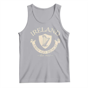 Ireland Erin Go Bragh Est 1922 Tank Top Irish Pride Vintage Harp TS11 Athletic Heather Print Your Wear