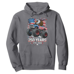 USA 250th Anniversary 250 Years 1776 2026 Monster Truck Eagle Hoodie TS11 Charcoal Print Your Wear