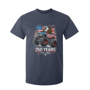 USA 250th Anniversary 250 Years 1776 2026 Monster Truck Eagle T Shirt For Kid TS11 Navy Print Your Wear