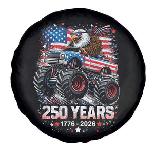 USA 250th Anniversary 250 Years 1776 2026 Monster Truck Eagle Spare Tire Cover TS11 Print Your Wear