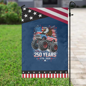 USA 250th Anniversary 250 Years 1776 2026 Monster Truck Eagle Garden Flag TS11 Classic Blue Black Print Your Wear