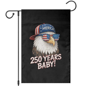 250th Anniversary USA 250 Years Baby Bald Eagle Garden Flag TS11 Black Print Your Wear