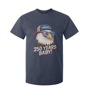 250th Anniversary USA 250 Years Baby Bald Eagle T Shirt For Kid TS11 Navy Print Your Wear