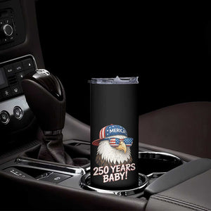 250th Anniversary USA 250 Years Baby Bald Eagle Skinny Tumbler TS11 Print Your Wear